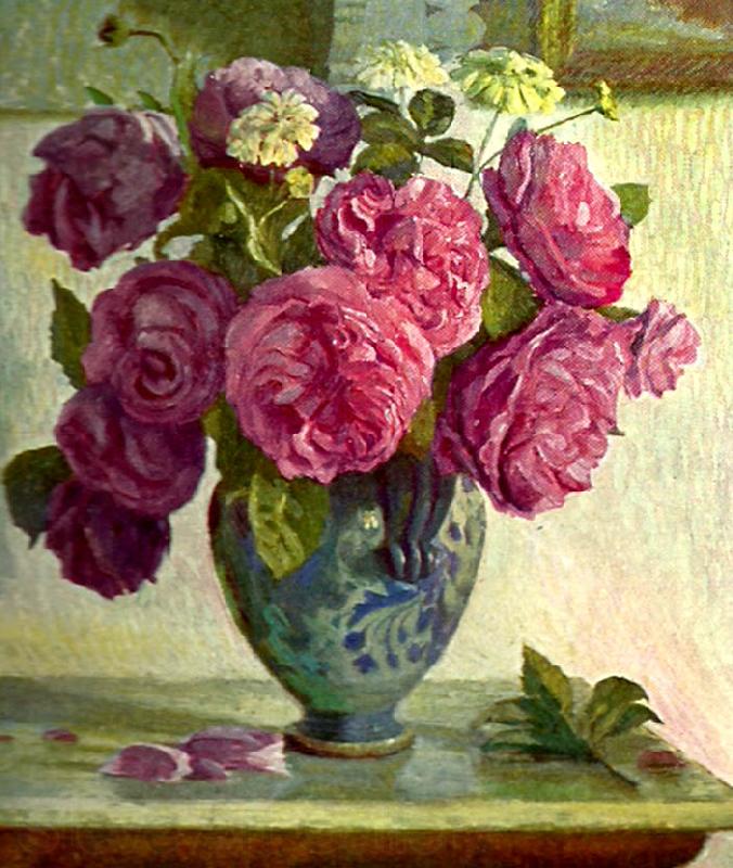 anders trulson blommor Germany oil painting art
